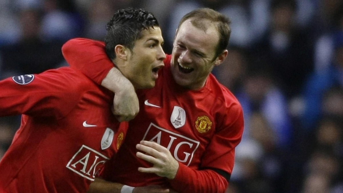 Cristiano Ronaldo i Wayne Rooney