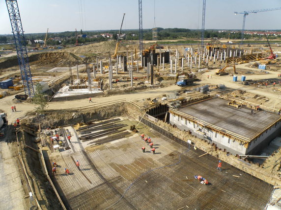 Euro 2012 Budowa Stadionu Miejskiego we Wrocławiu