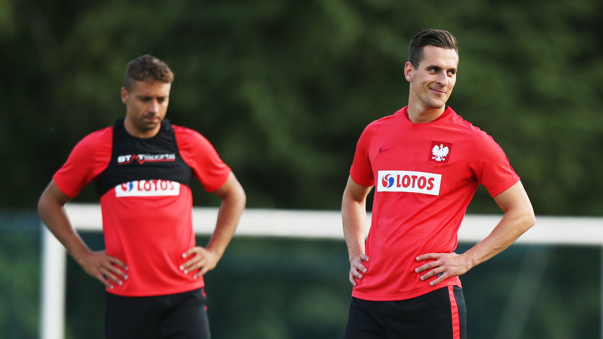 Thiago Cionek i Arkadiusz Milik