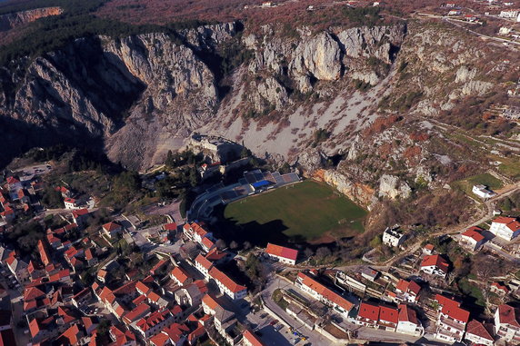 Stadion w Imotski w Chorwacji