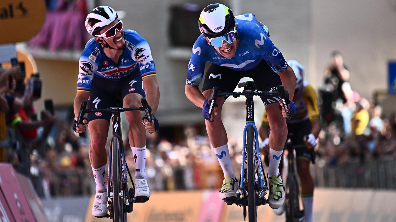 Kapitalna walka na etapie Giro d'Italia! Emocje na ostatnich metrach
