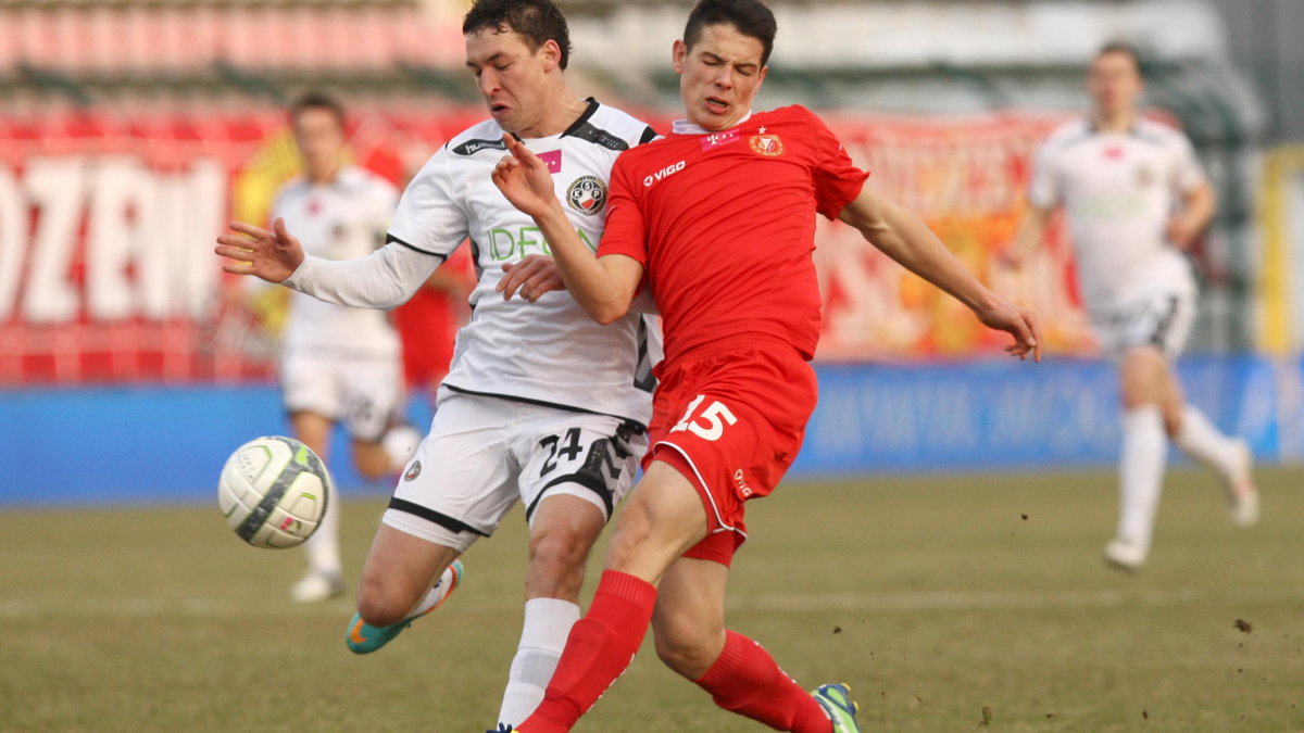 Jakub Tosik - Mariusz Stępiński Widzew - Polonia 