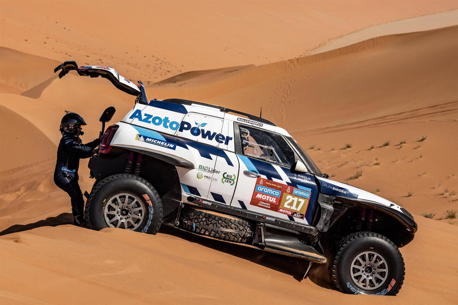 Krzysztof Hołowczyc podczas Rajdu Dakar 2024