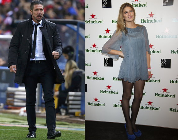 Diego Simeone i Carla Pereyra