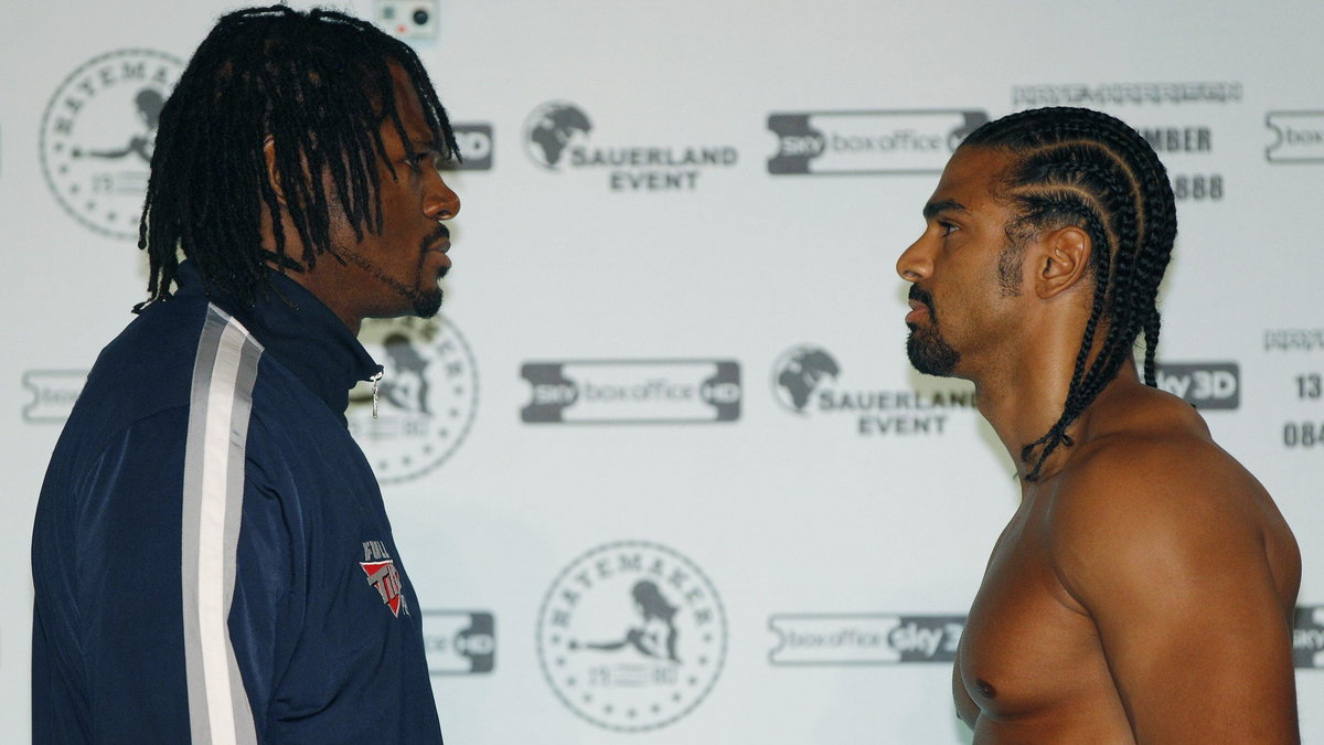 David Haye (P) i Audley Harrison