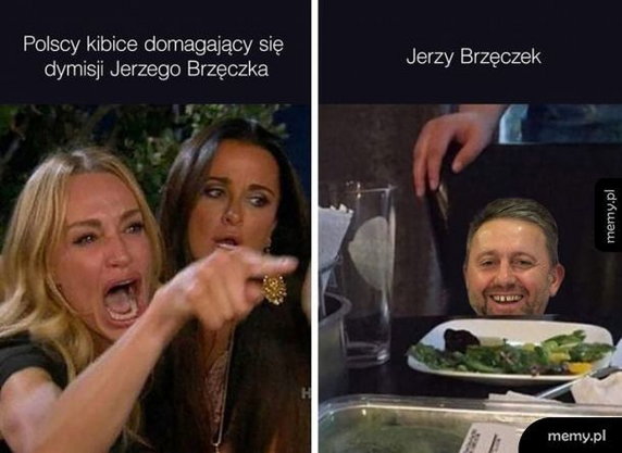 Memy na temat zwolnienia Jerzego Brzęczka z funkcji selekcjonera reprezentacji Polski