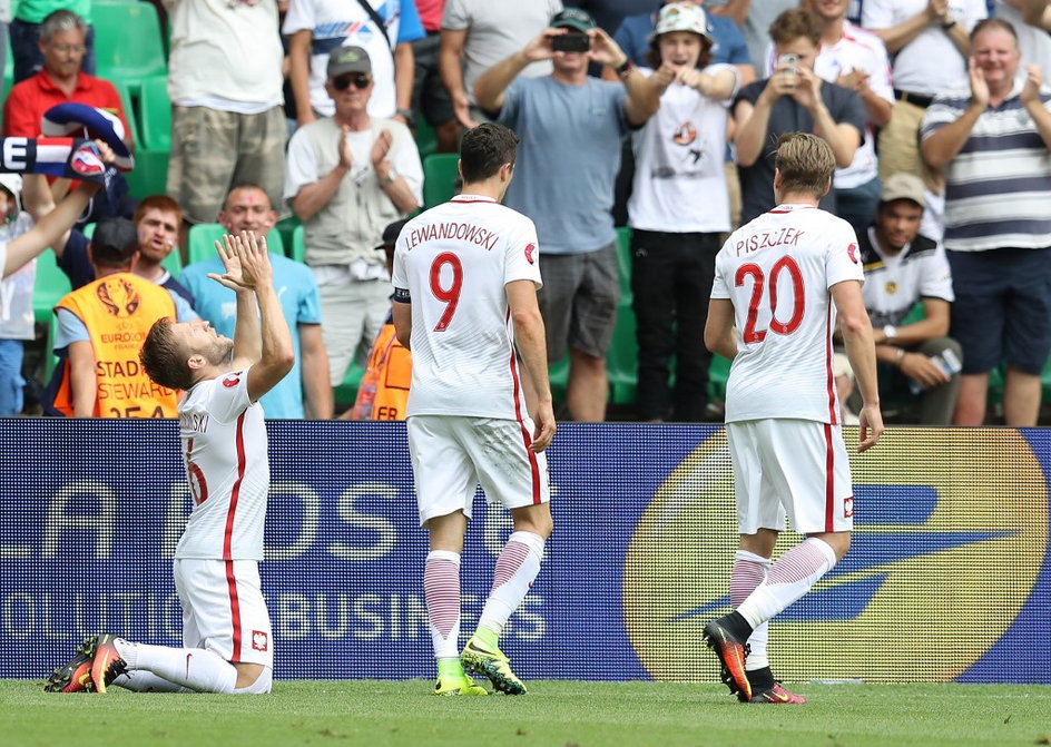 Błaszczykowski po strzeleniu gola ze Szwajcarią na Euro 2016