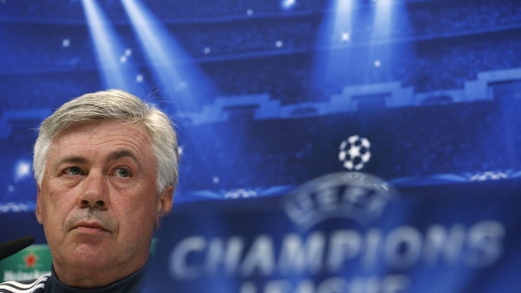 Carlo Ancelotti, fot. EPA/JAVIER LIZON