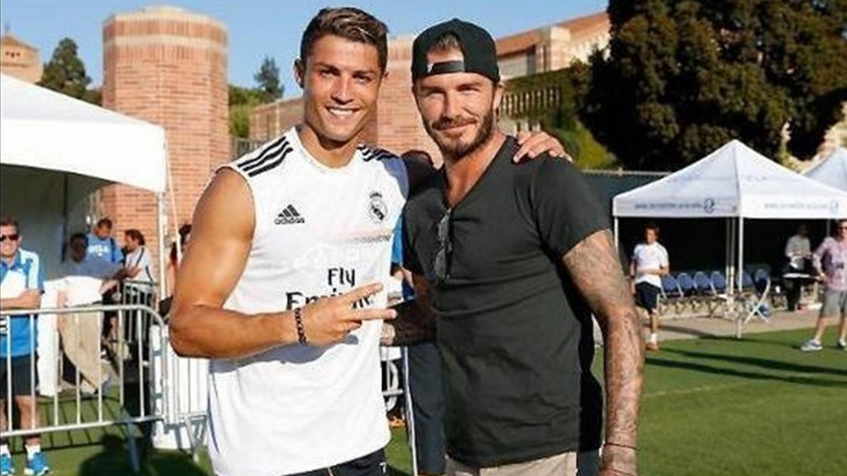 Trafi swój na swego? Beckham chce Ronaldo w MLS