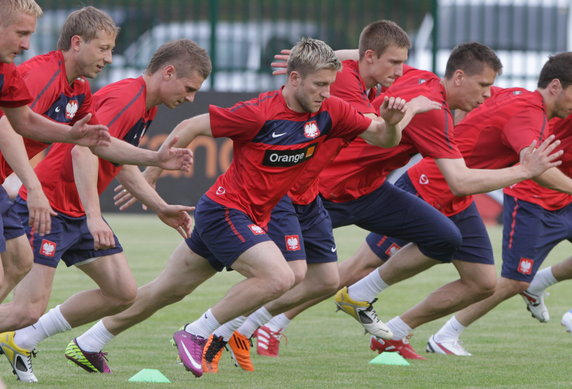 TRENING PIŁKARSKIEJ REPREZENTACJI POLSKI