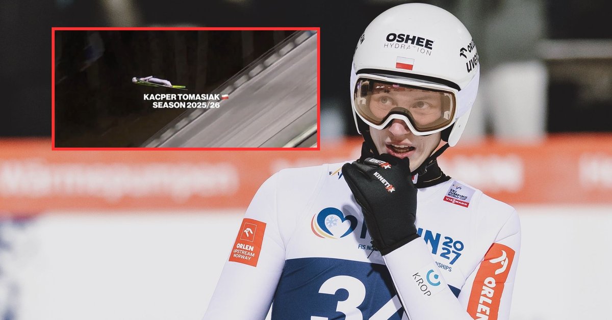 “The whole world is talking about a Pole’s feat.” FIS shares Kacper Tomasiak highlight video