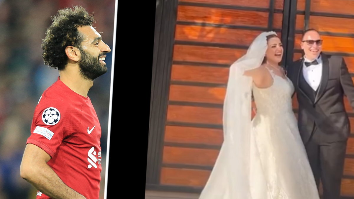 Mohamed Salah zaskoczył nowożeńców