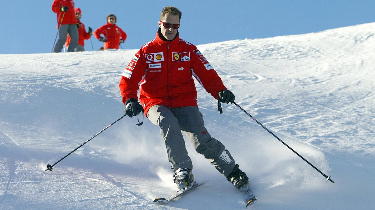 Michael Schumacher od lat chętnie jeździł na nartach