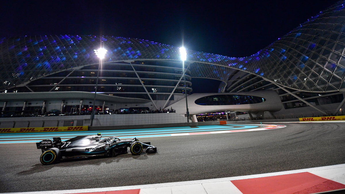 Valtteri Bottas na torze Yas Marina