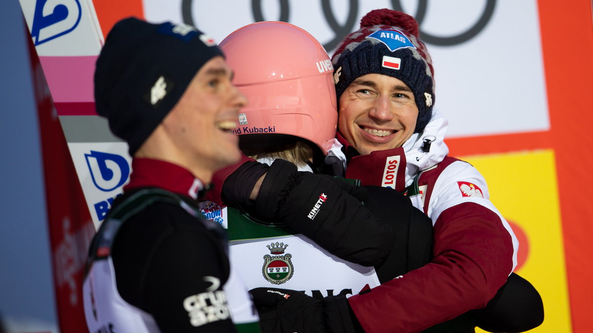 Kamil Stoch, Dawid Kubacki, Piotr Żyła