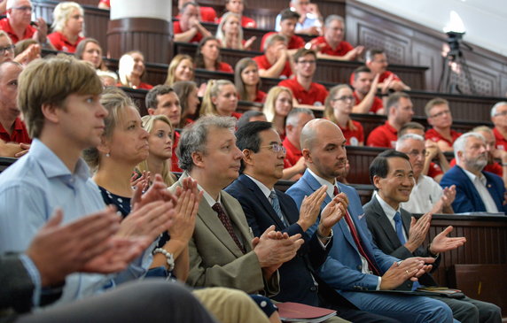 Pożegnanie reprezentacji Polski przed wylotem na Uniwersjadę