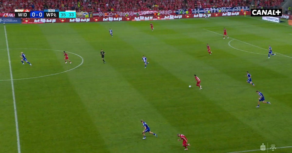 Lider zatrzymany w Łodzi. Trener Widzewa aż kipiał ze złości