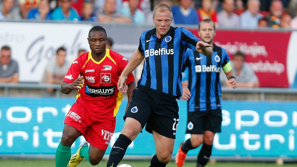 Eidur Gudjohnsen w barwach Club Brugge