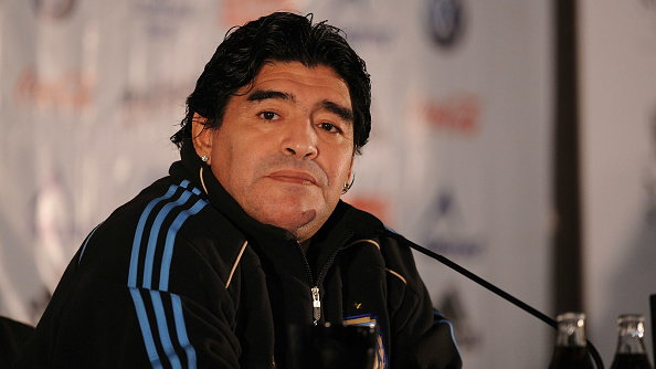 Diego Maradona (zdj. z 2009 r.)