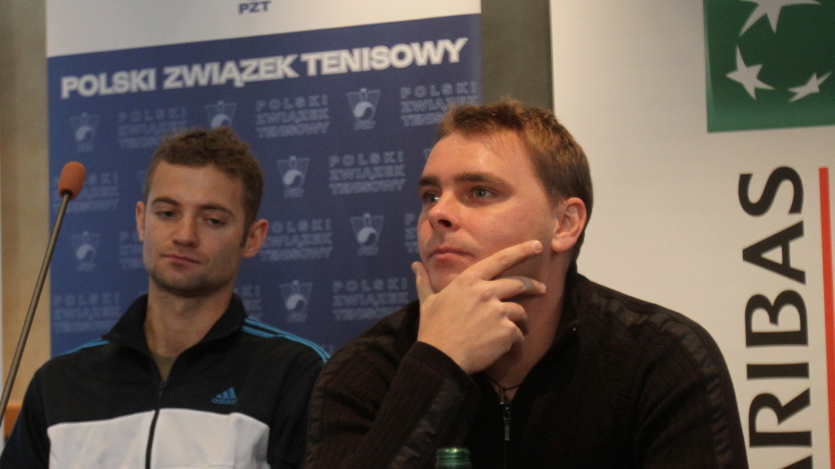 Mariusz Fyrstenberg (L) i Marcin Matkowski (P)