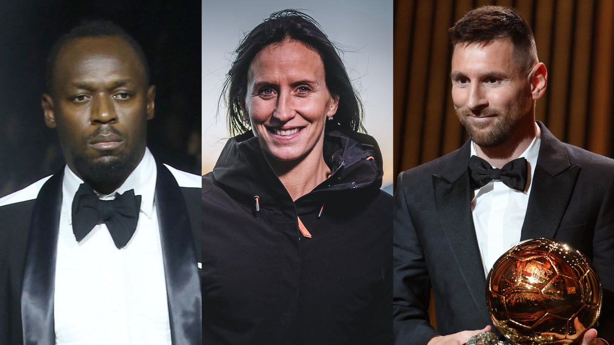 Usain Bolt, Marit Bjoergen i Leo Messi