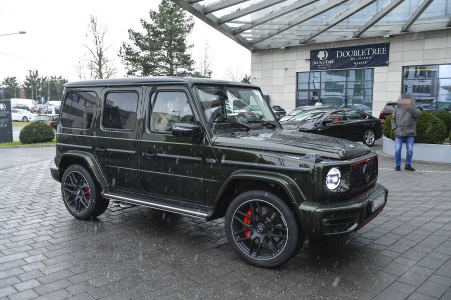 Mercedes G63 AMG Roberta Lewandowskiego