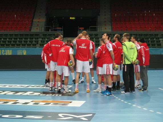 Trening kadry w Scandinavium Arena