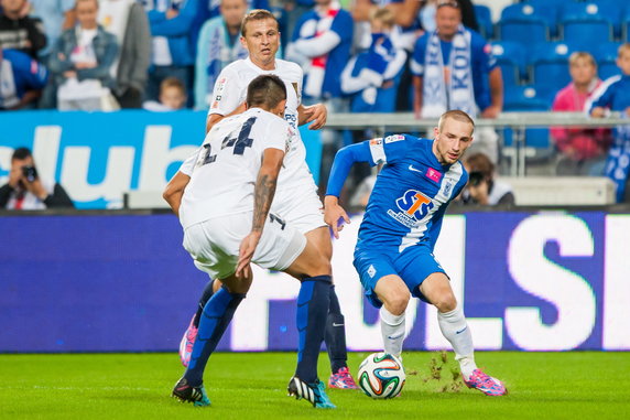 PIŁKA EKSTRAKLASA LECH POZNAŃ POGOŃ SZCZECIN (Szymon Pawłowski )