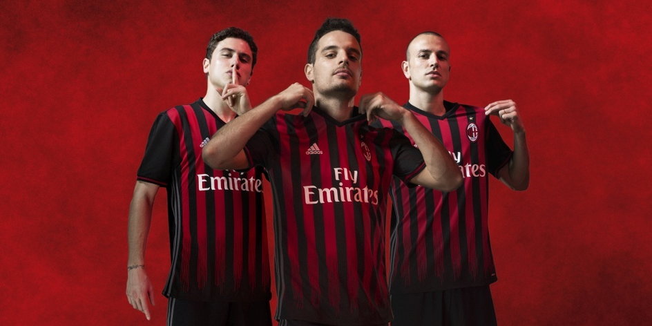 Stroje AC Milan na sezon 2016/17