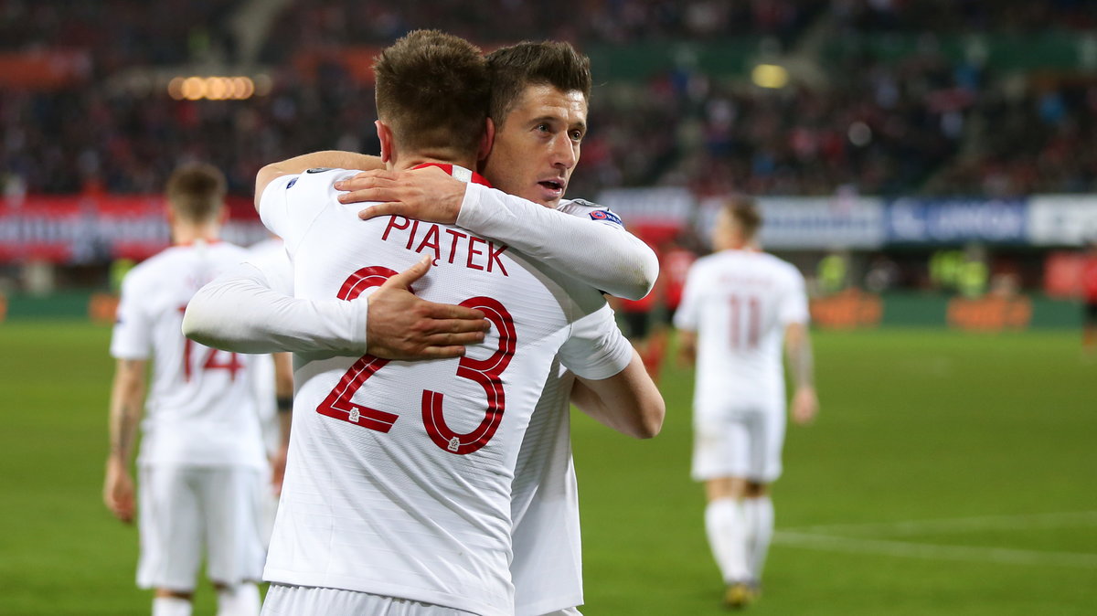 Robert Lewandowski i Krzysztof Piątek