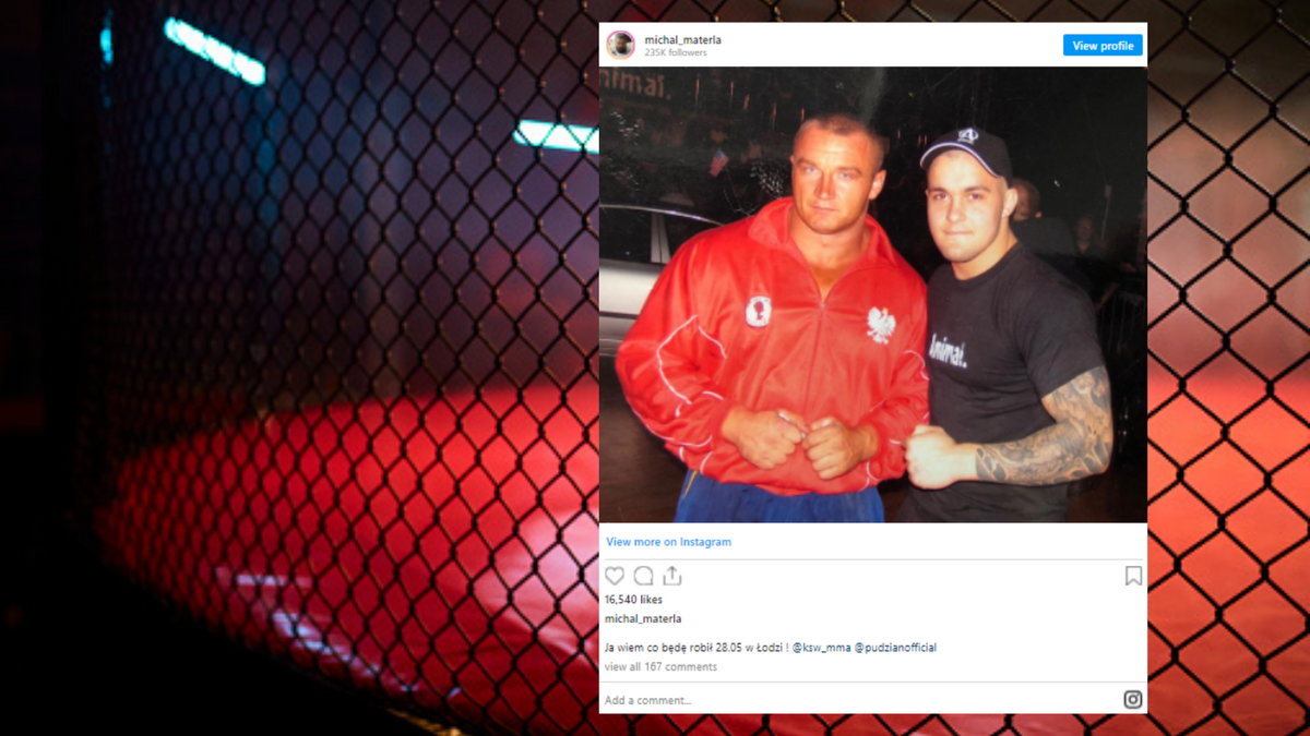 Mariusz Pudzianowski i Michał Materla zmierzą się w walce wieczoru gali KSW 70 (fot. michal_materla/Instagram)