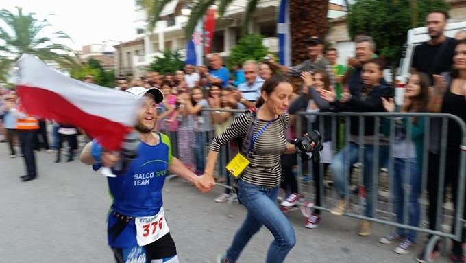 Łukasz Sagan na ulicach Sparty