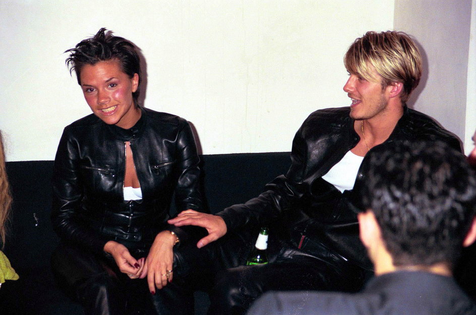 David Beckham i Victoria Beckham w 1999 r.