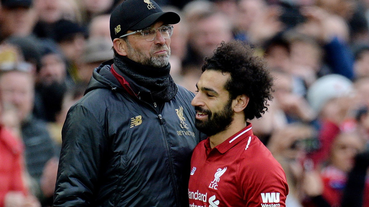 Juergen Klopp i Mohamed Salah