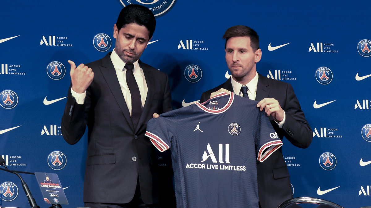 Nasser Al-Khelaifi i Leo Messi