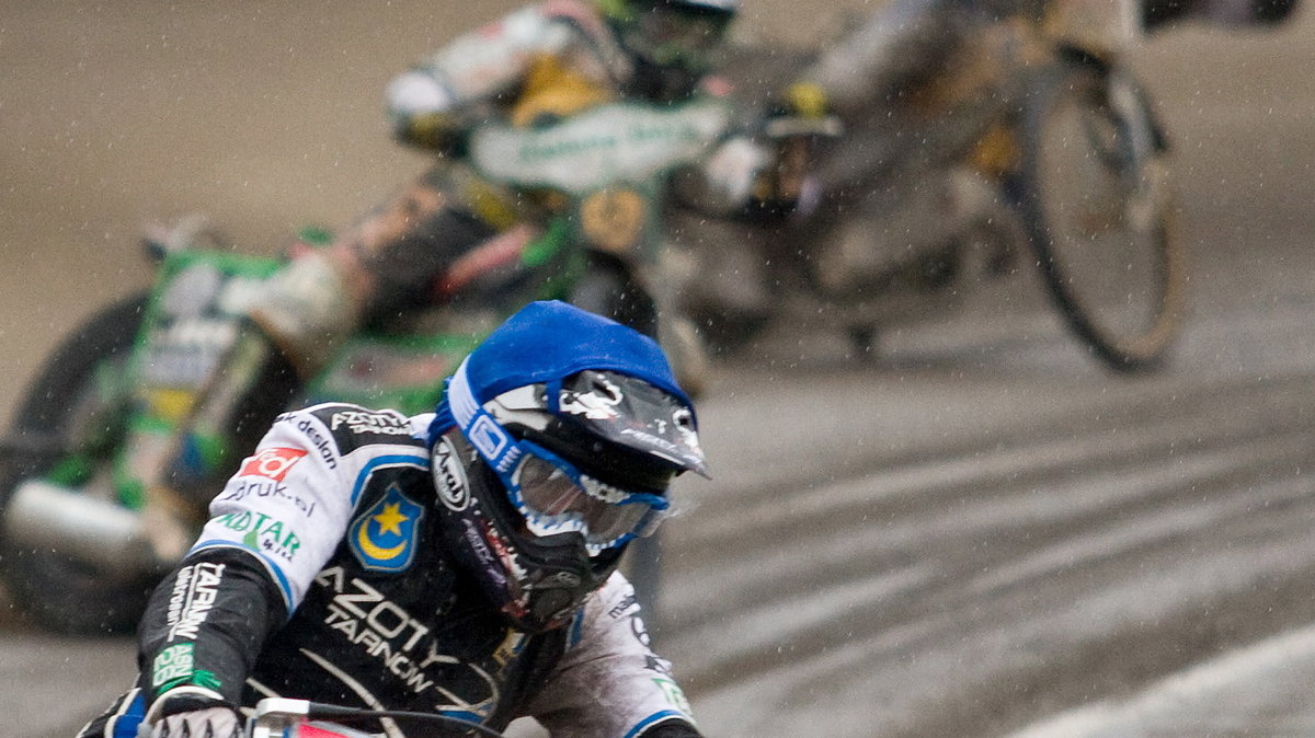 Martin Vaculik (front), Patryk Dudek i Szymon Kiełbasa (z tyłu)