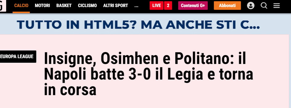 La Gazetta dello Sport