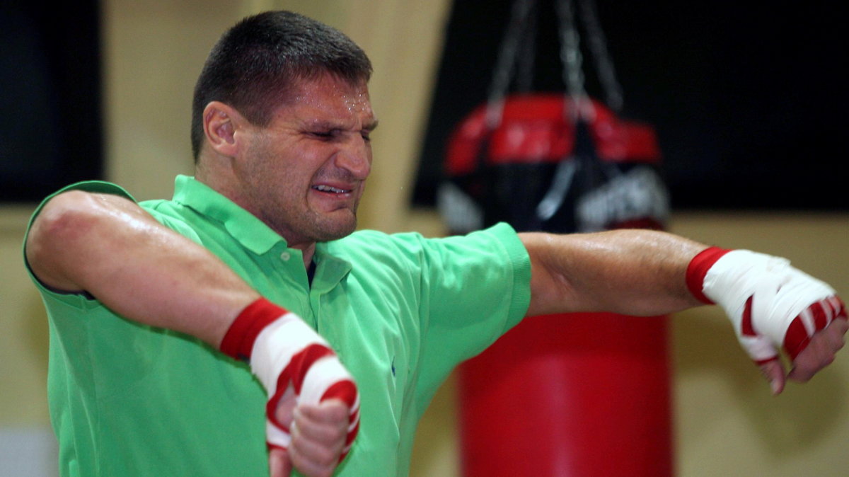 BOKS ANDRZEJ GOŁOTA TRENING