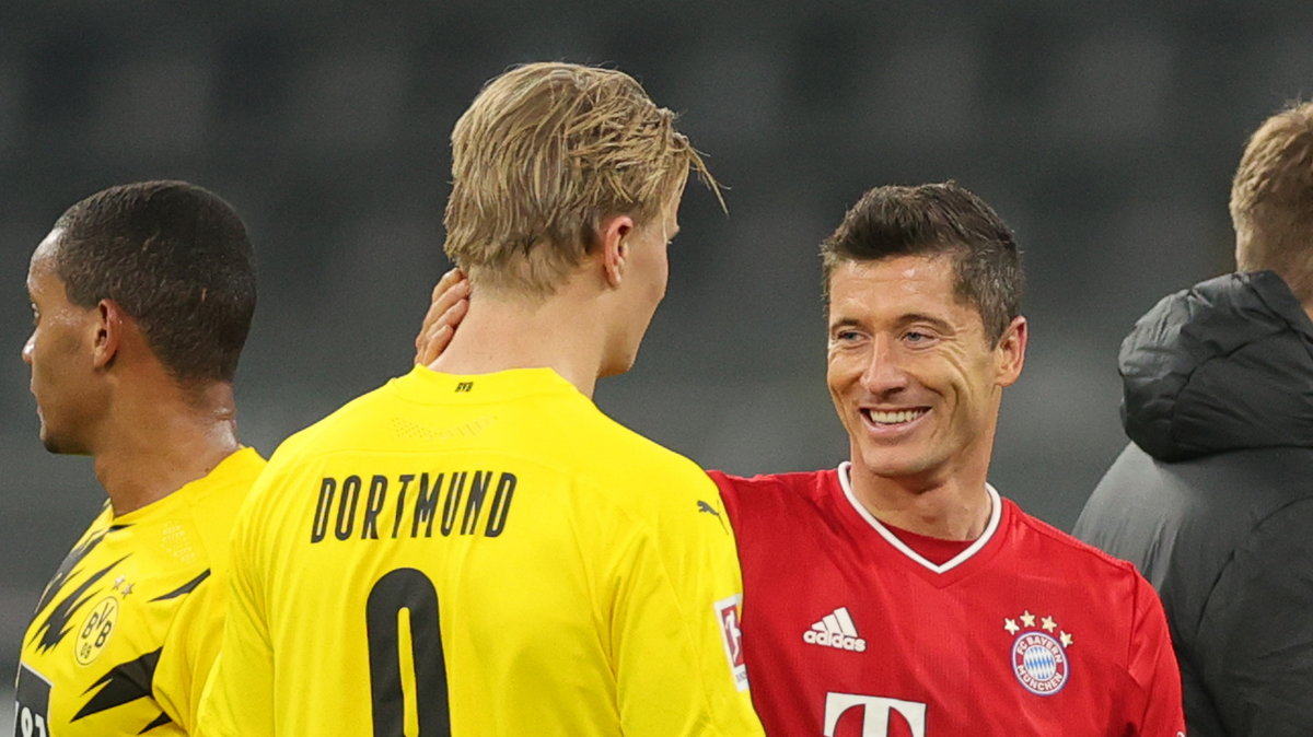 Erling Haaland i Robert Lewandowski