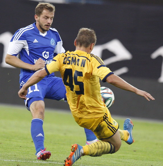 PIŁKA NOŻNA LE RUCH CHORZÓW METALIST CHARKÓW (Michał Efir Oleksandr Osman )