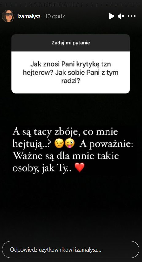 Izabela Małysz odpowiada na pytania fanów