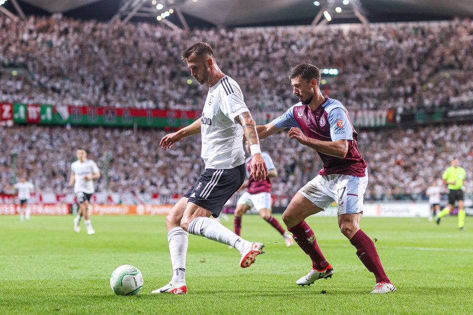 Legia - Aston Villa 3:2 w 1. kolejce fazy grupowej Ligi Konferencji Europy