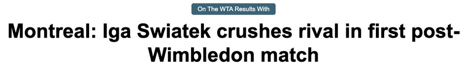 Tennis Wereld VS