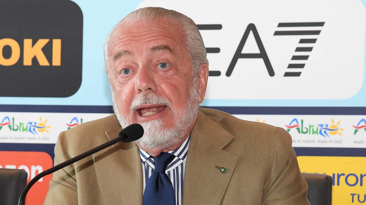 Prezes Napoli Aurelio De Laurentiis