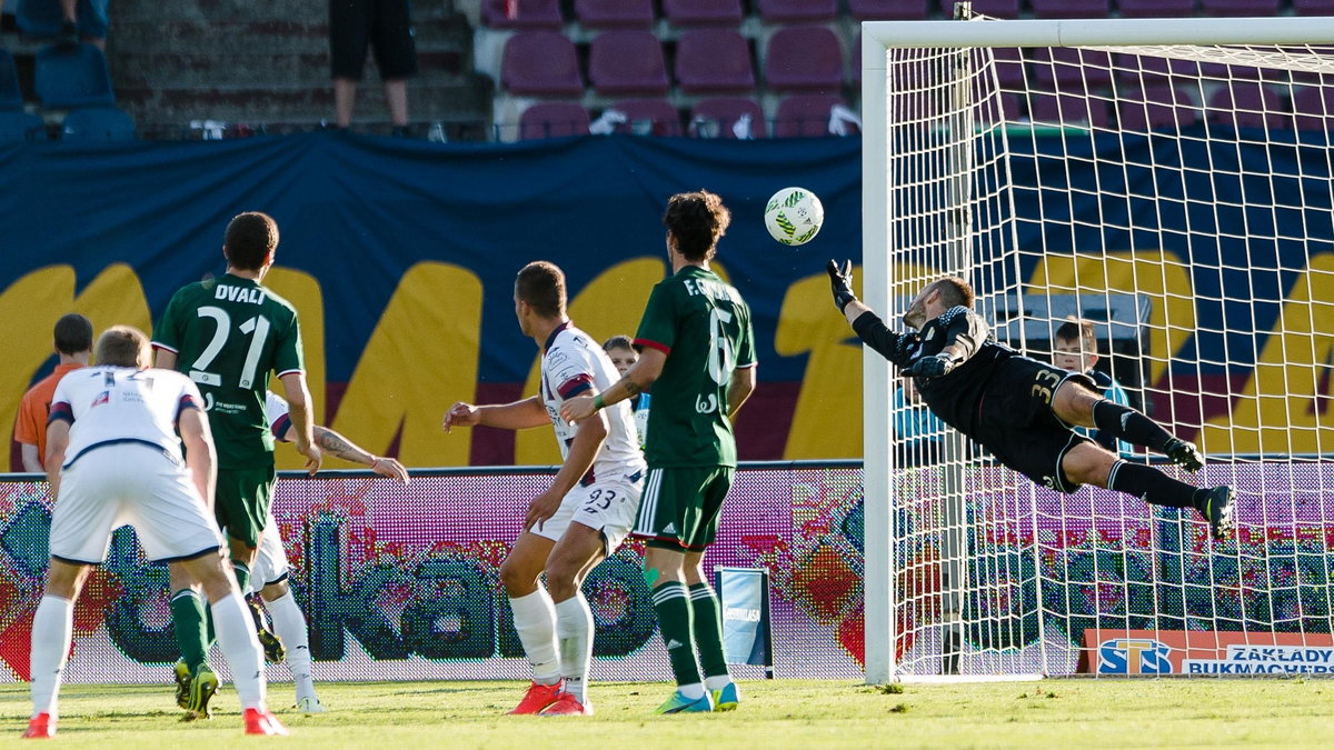 Pilka nozna. Ekstraklasa. Pogon Szczecin - Slask Wroclaw. 01.08.2016