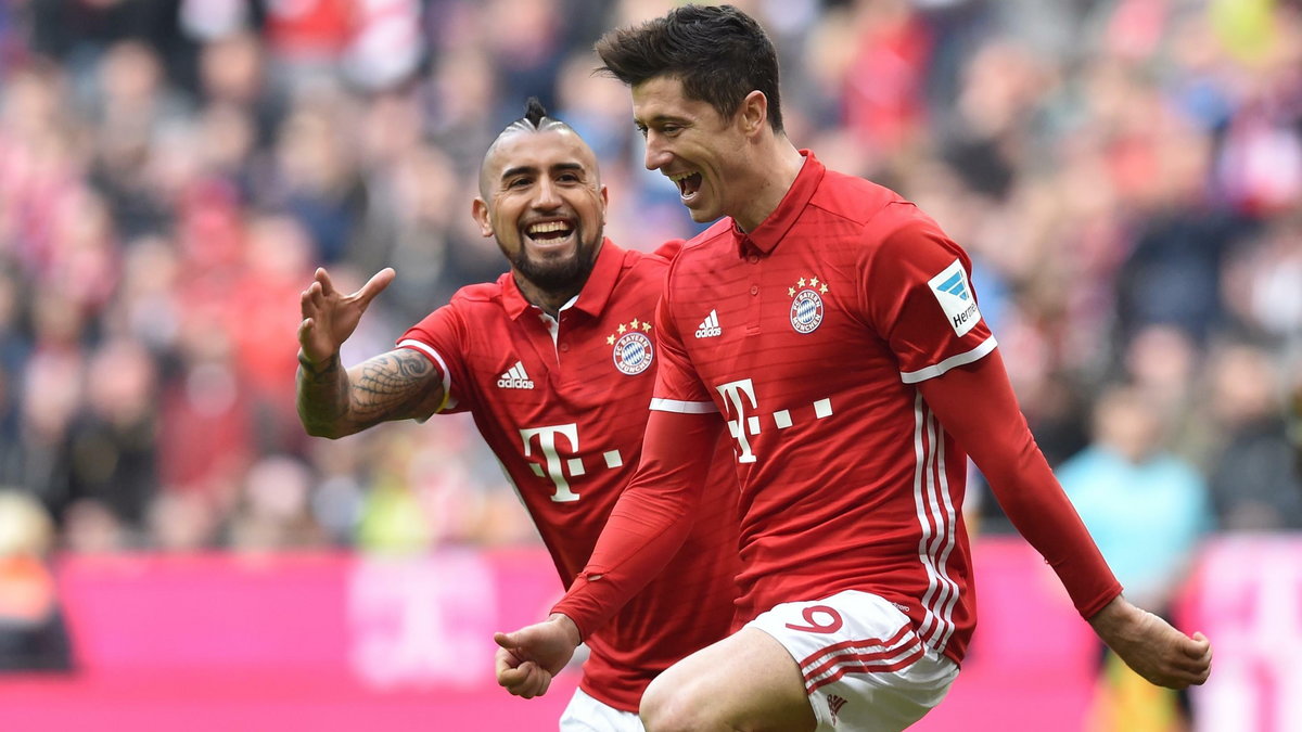 Robert Lewandowski i Arturo Vidal