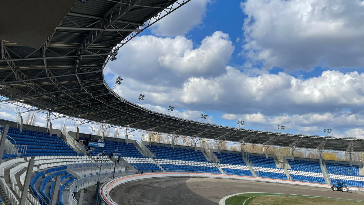 Stadion w Łodzi około godziny 17.00. 