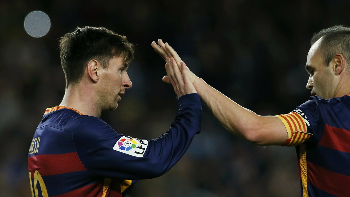 Lionel Messi, Andres Iniesta 