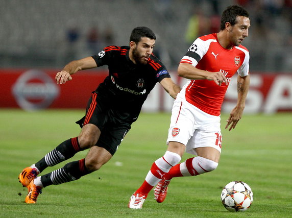 TURKEY SOCCER UEFA CHAMPIONS LEAGUE (Besiktas Istanbul vs Arsenal)