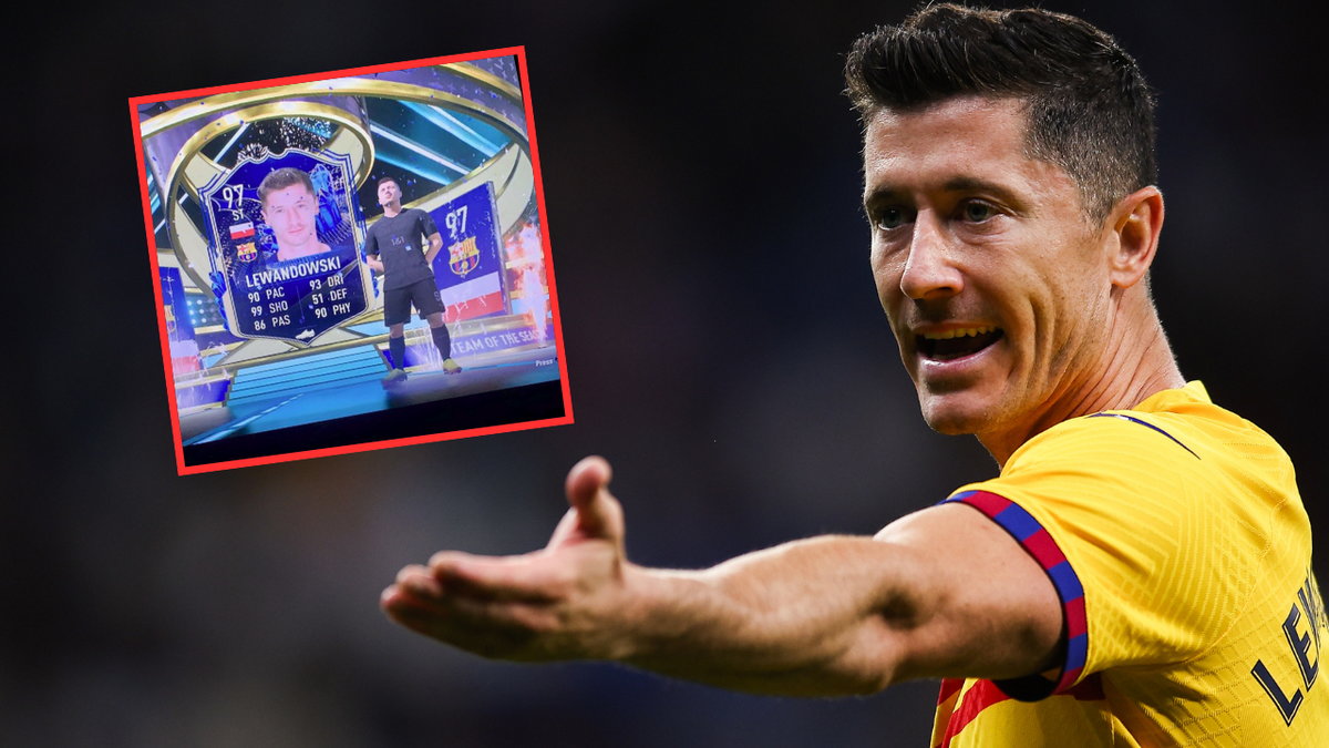 Robert Lewandowski przed czasem z kartą TOTS w FIFA 23